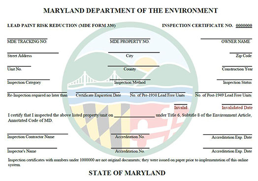 MDE Certificate